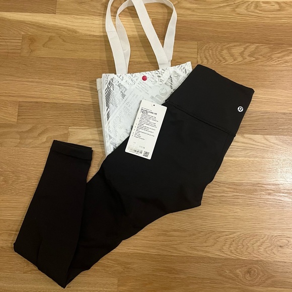 Lululemon Wunder Under HR Tight 28” Black Size 6 - Picture 3 of 8